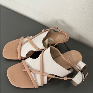 Chic Tan Strappy Heels